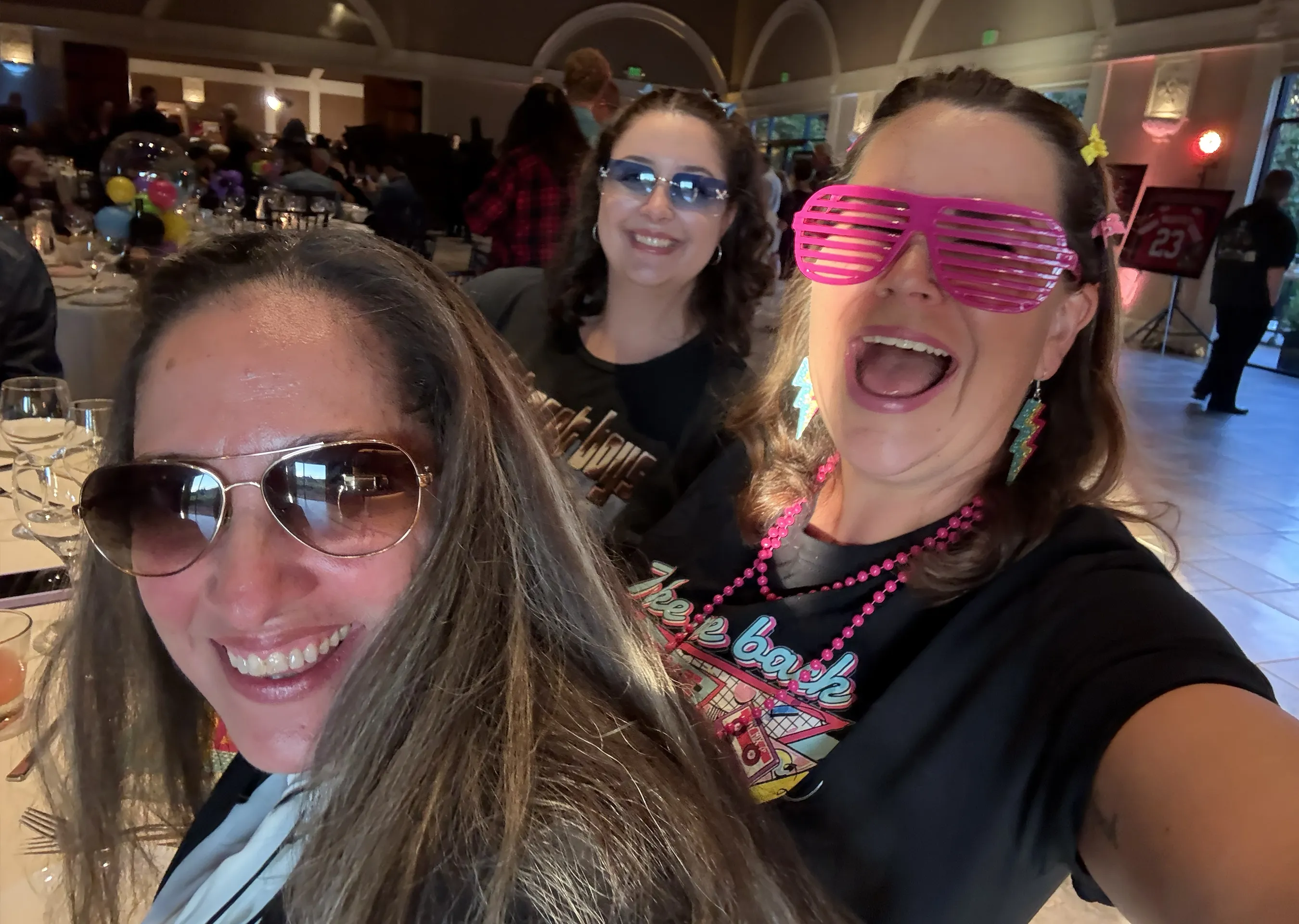 Hospitality Staff Members enjoying a celebration